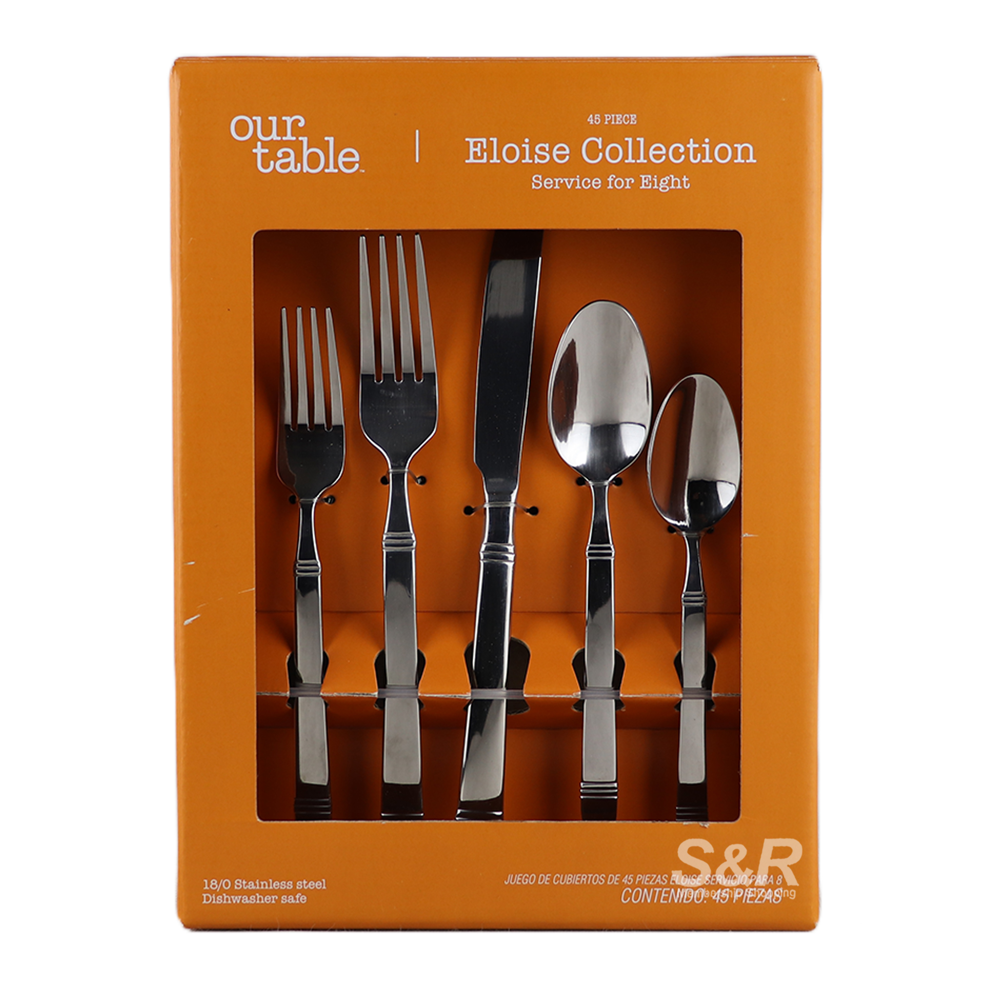 Our Table Eloise Flatware 45pc set Our Table Eloise Flatware 45pc set